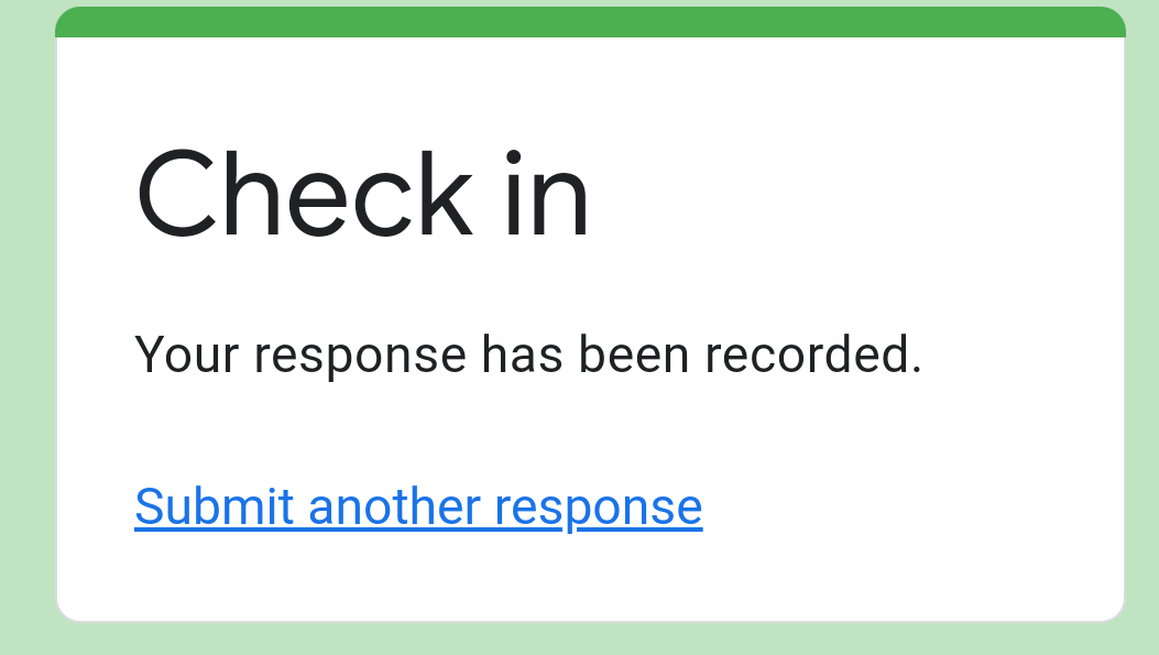 submit another response google form